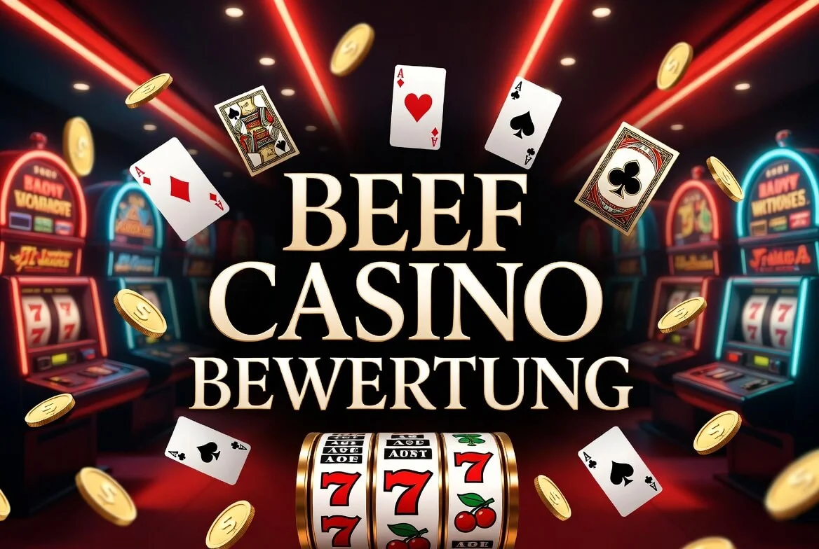 Lobby von Beef Casino im redaktionellen Test für Deutschland